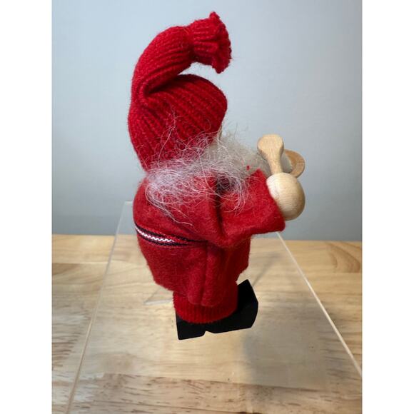 Ljungstroms Of Sweden Tomte Wooden Figure Baking with Mixing Bowl JL - Picture 4 of 12